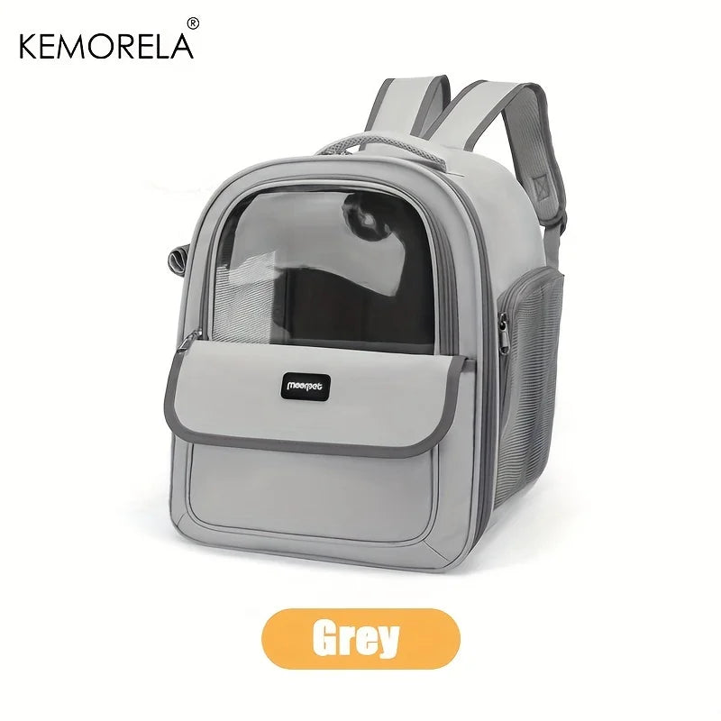 Premium Large Capacity Cat Backpack Carrier – Breathable Foldable Pet Travel Backpack for Cats | Perfect for Hiking, Camping & Outdoor Adventures