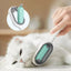 Cat Grooming Brush with Water Tank for Damp Wipe Brushing