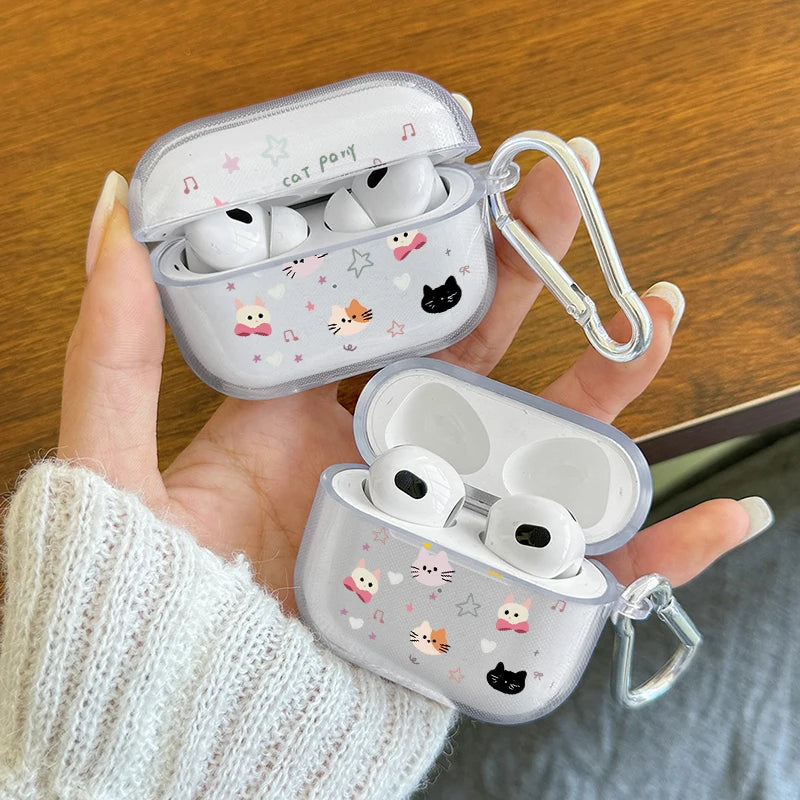 Airpod-Hülle mit französischem Katzen-Zitat