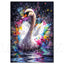 Colorful Lion Diamond Painting Kit, 5D Full Drill Big Cat Art