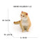 Realistic Ragdoll Cat Figurine and Chubby Cat Model, PVC