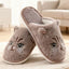 Linen Platform Slides for Women, Airy Summer House Slippers