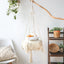 Handwoven Cotton Rope Cat Hammock Swing with Cushion
