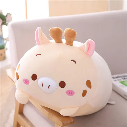 Sweet Cartoon Cat Plush Toy, Small Soft Stuffed Kitty Pillow
