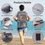 Double Cat Backpack Carrier for 2 Cats, Foldable Two-Level Design