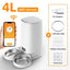 Automatic Cat Feeder With Wi-Fi App Control, 4 L Hopper and Stainless Steel Bowl