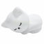 Sleeping Cat Night Light, Soft Silicone LED Lamp with 7 Colors
