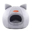 Kitty Ear Dome Cat Bed with Plush Doorway Trim