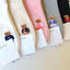 Cute Cartoon Bear Socks for Women, Cotton Blend Ankle Socks