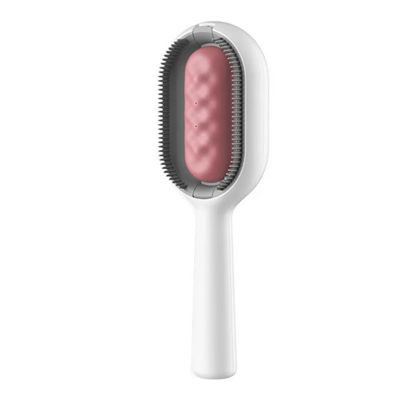Cat Grooming Brush with Water Tank for Damp Wipe Brushing