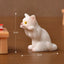 Miniature Resin Cat Figurine for Fairy Gardens and Dollhouses