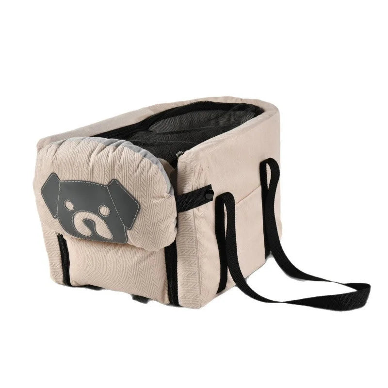 Cat Car Seat Cover with Foldable Hammock for Back Seat