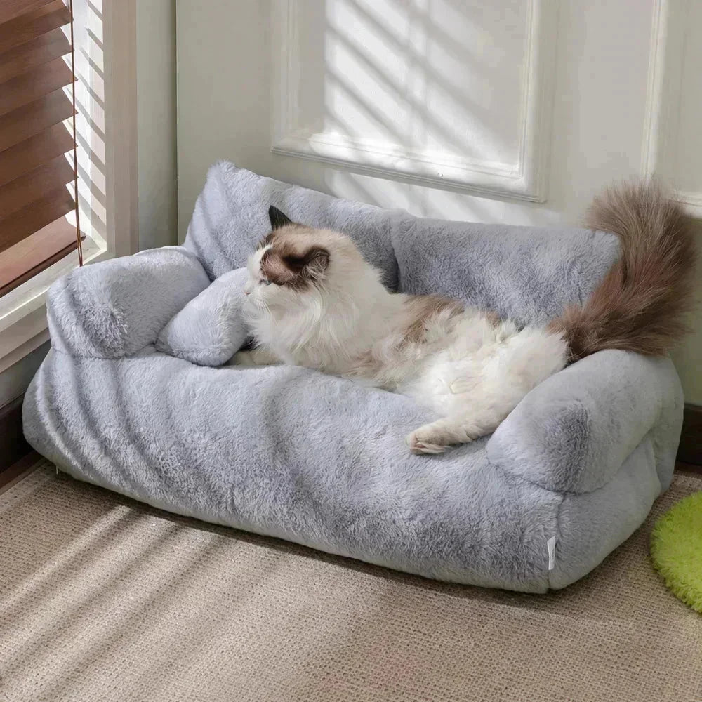 Morbido divano letto per gatti
