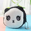 Orange Tabby Cat Face Coin Purse, Soft Plush Zipper Pouch, 4.9 Inches