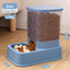 Gravity Cat Water Dispenser or Food Feeder, 1.2 L Waterer and 1.5 L Kibble Hopper