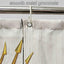 Funny Cat Riding a T-Rex Shower Curtain, Japanese Wave Decor