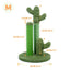 Cactus Cat Scratching Post with 3 Sisal Poles and Dangling Ball