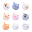 Tiny Round Cat Figurines, Mini Resin Kittens in 10 Breeds, 10 to 100 Pack