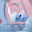 EOENKK Cat Wallet Bluetooth Headphones – Wireless Over-Ear Headset with 40mm Drivers, Memory Foam, Mic & Voice Assistant
