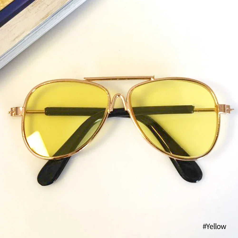 Colored Cat Sunglasses with Resin Lenses for Photos and Costumes