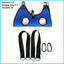 Cat Grooming Hammock for Nail Trims, Hanging Restraint Bag With Leg Holes