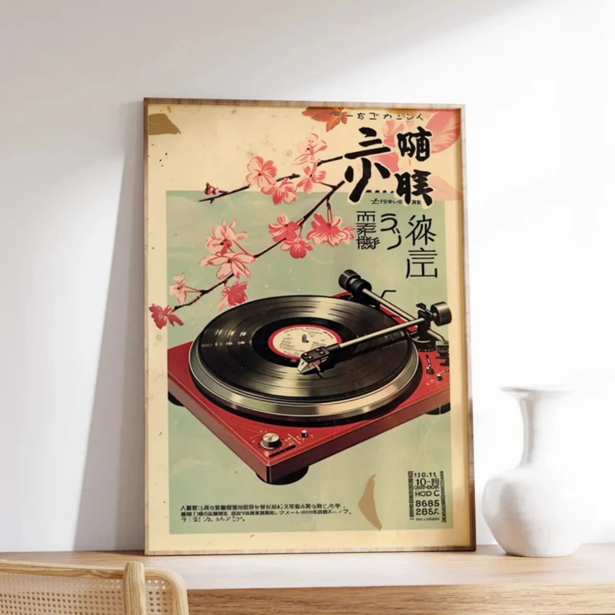 Affiches antiques d’aquarelle de chat japonais