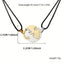 Matching Cat Couple Necklaces, 2-Piece Interlocking Gold and Silver-Tone Pendants