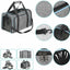 Double Expandable Cat Carrier Bag with Fold-Flat Design, S or L