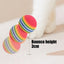 Rainbow Foam Cat Balls, Soft Lightweight Chase Toys in Packs of 10 to 100