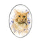 Persian Cat Glass Cabochons, 10 Pack Oval Photo Domes for DIY Jewelry