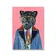 Pop Art Big Cat Poster, Leopard Lion Tiger Canvas Wall Art