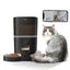 Automatic Cat Feeder With HD Camera and Two Stainless Steel Bowls, 4 L Capacity