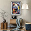Colorful Lion Diamond Painting Kit, 5D Full Drill Big Cat Art