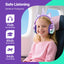 QearFun Cat Wallet Kids Bluetooth Headphones – Cat Ear & Unicorn Wireless Headset with Volume Limiting, 40mm Drivers & Mic