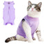 Cat Recovery Suit After Spay or Neuter Surgery, Soft Cone Alternative, S to L