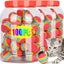Rainbow Foam Cat Balls, Soft Lightweight Chase Toys in Packs of 10 to 100