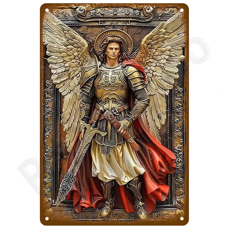 Retro Metal Tin Sign, 8 x 12 Inch Vintage Wall Plaque