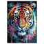 Colorful Lion Diamond Painting Kit, 5D Full Drill Big Cat Art
