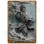 Retro Metal Tin Sign, 8 x 12 Inch Vintage Wall Plaque