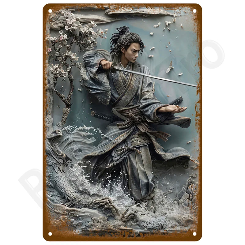 Retro Metal Tin Sign, 8 x 12 Inch Vintage Wall Plaque