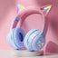 EOENKK Cat Wallet Bluetooth Headphones – Wireless Over-Ear Headset with 40mm Drivers, Memory Foam, Mic & Voice Assistant