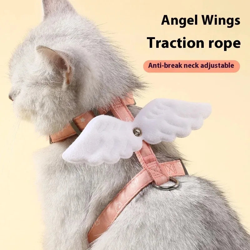 Gradient Cat Harness and Leash Set, Lightweight Strap Harness in 4 Colors