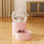 Bubble Gravity Cat Feeder or Water Dispenser, Clear Globe Refills the Bowl