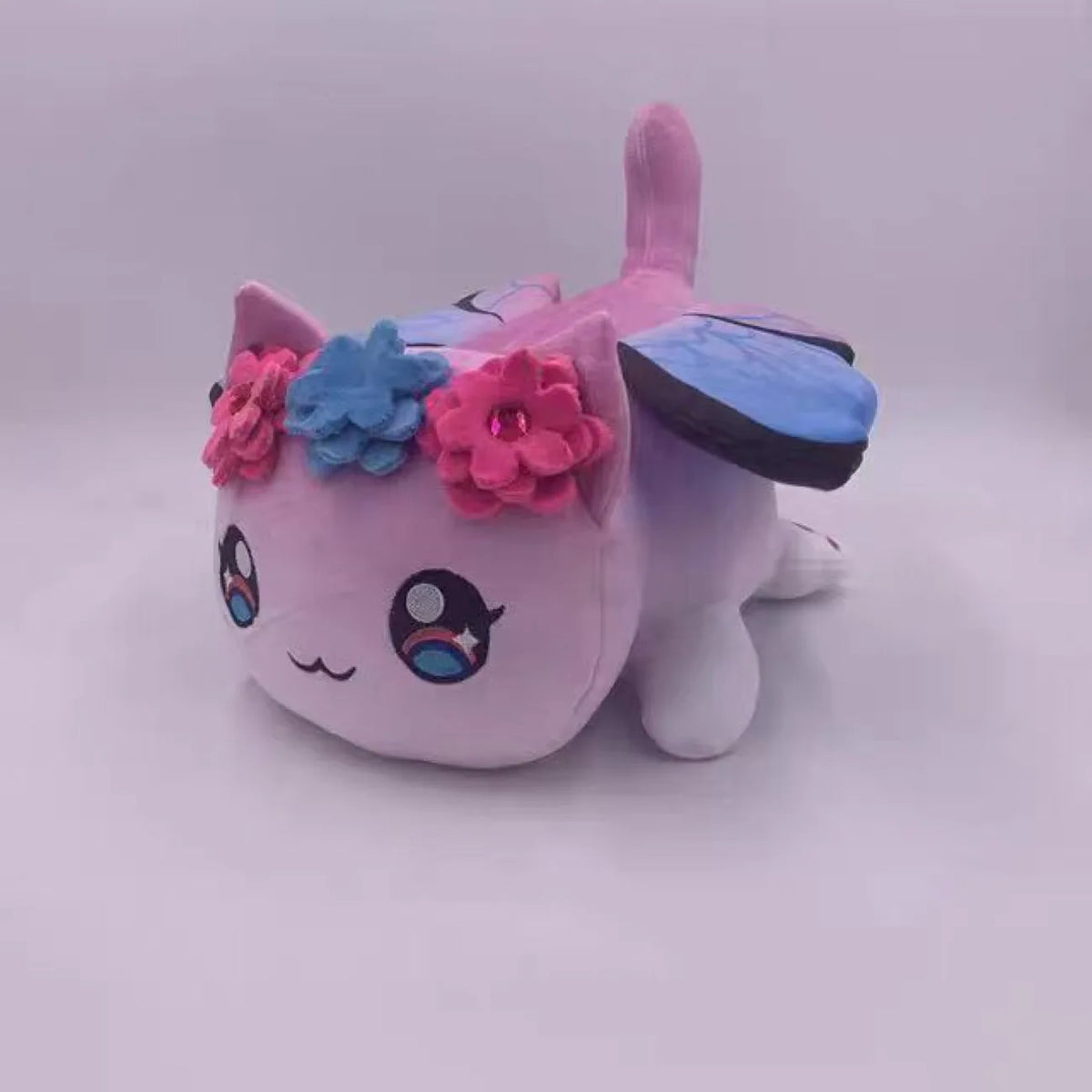 Unicorn and Mermaid Cat Plush, Aphmau-Inspired Fantasy Cushion
