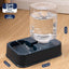 Gravity Cat Water Dispenser or Food Feeder, 1.2 L Waterer and 1.5 L Kibble Hopper