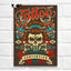 Tattoo Cats Canvas Print, Vintage Tattoo Parlor Cat Wall Art