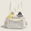 Cat Ears Handbag with Transparent Pocket Backpack