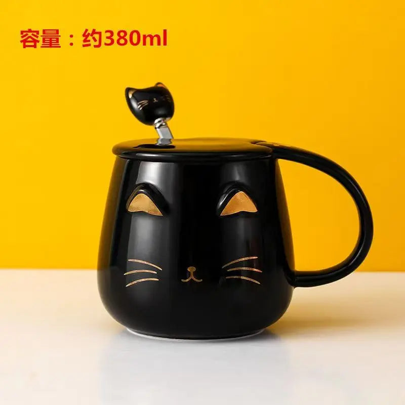 Tasse de chat de minuit