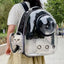 Space Capsule Cat Backpack with Clear Bubble Window, Up to 15 Lbs