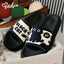 Black Cat Shower Slides for Women, Thick Cushioned EVA Sole